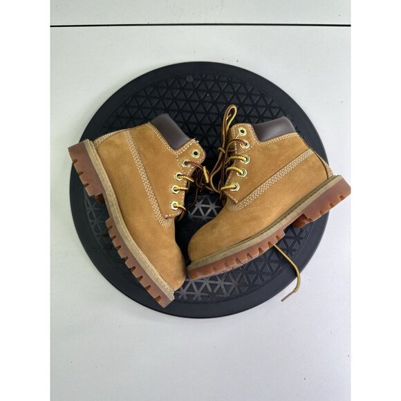 Timberland Premium 6" inch Waterproof Toddler Boots Size 8 Wheat Nubuck (12809) - Picture 8 of 9